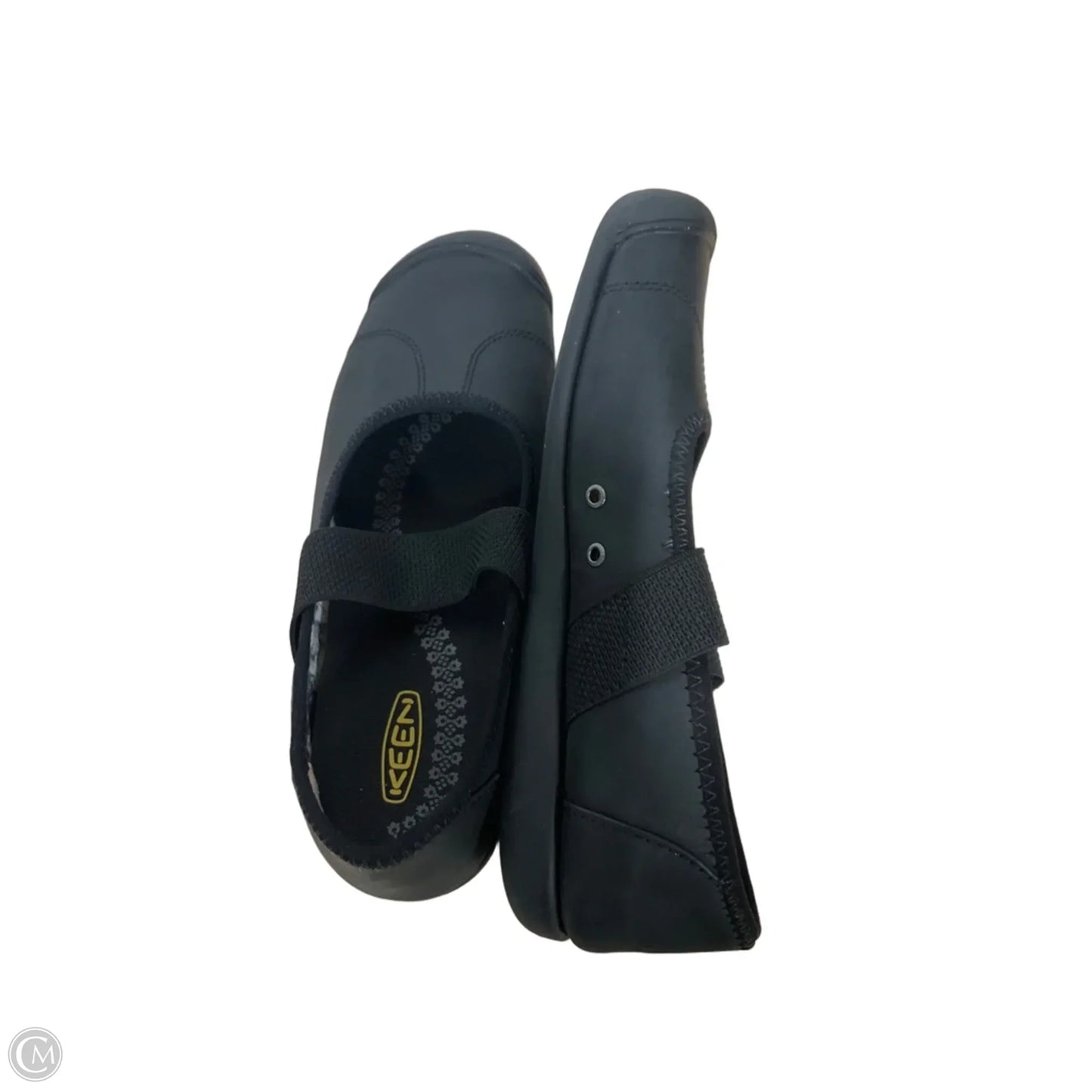 Shoes Flats By Keen In Black, Size: 8