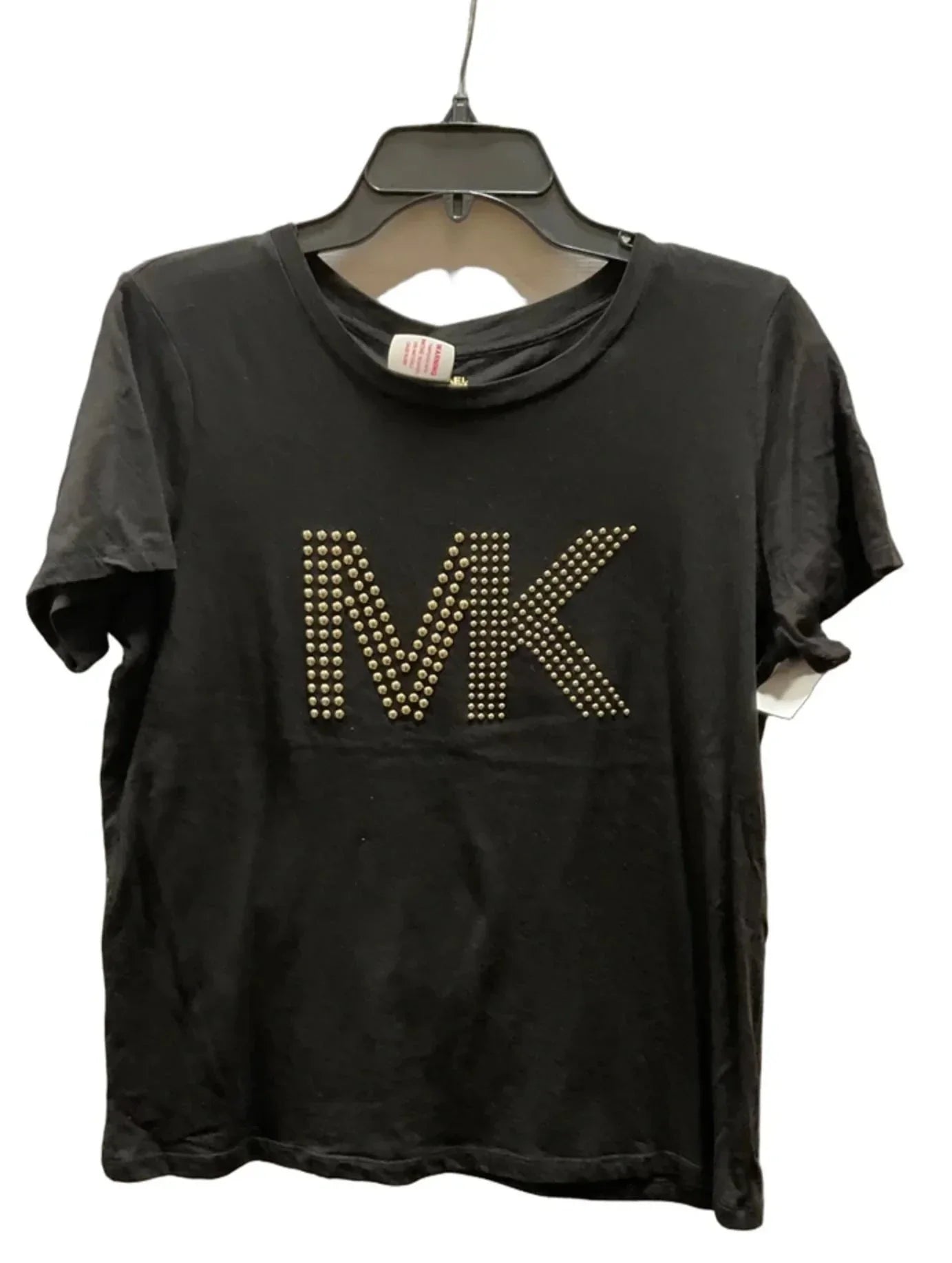 Top Short Sleeve By Michael By Michael Kors In Black, Size: L