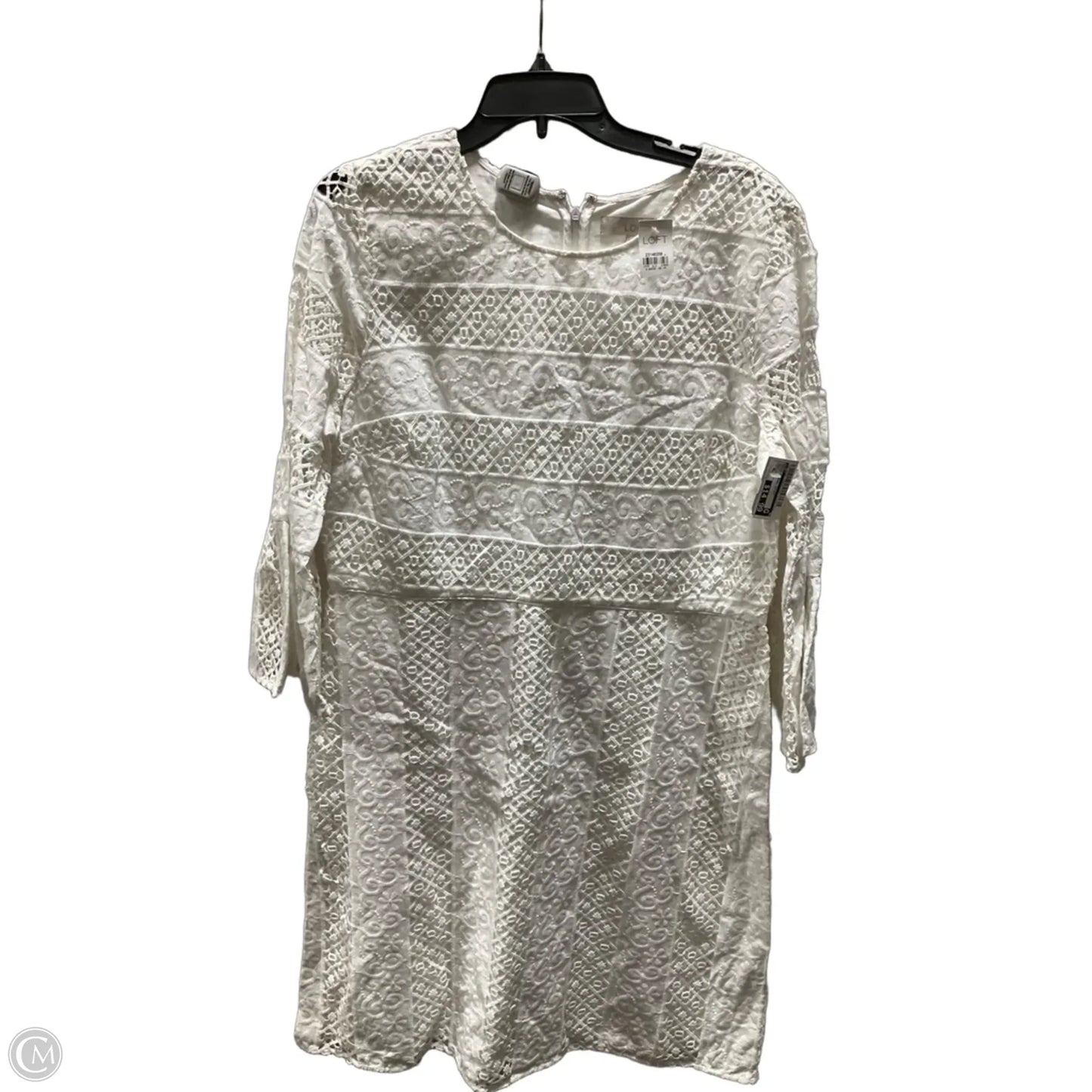 Dress Casual Short By Loft In White, Size: Xl