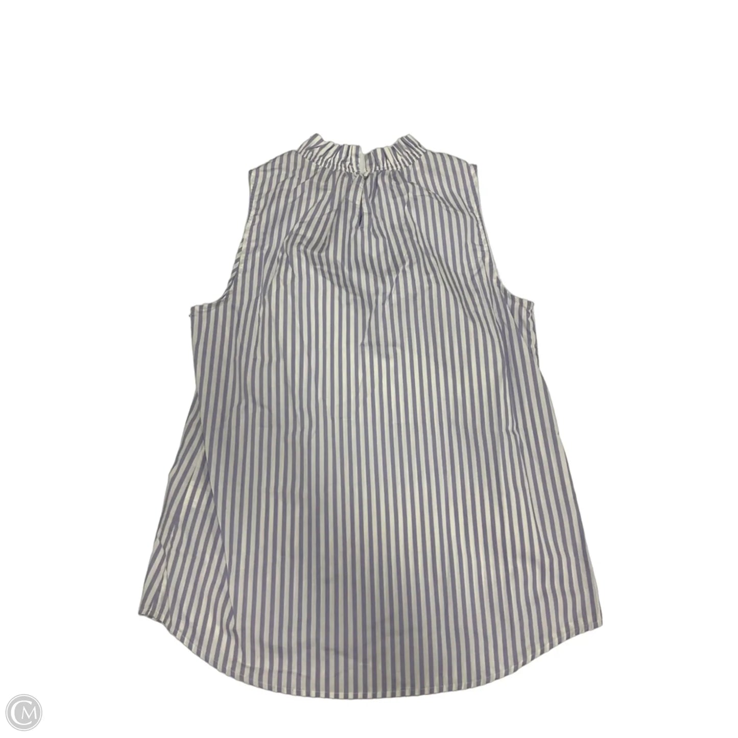 Top Sleeveless By Banana Republic In Striped Pattern, Size: S