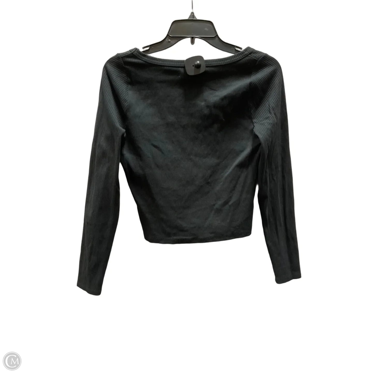 Top Long Sleeve By Madewell In Black, Size: M