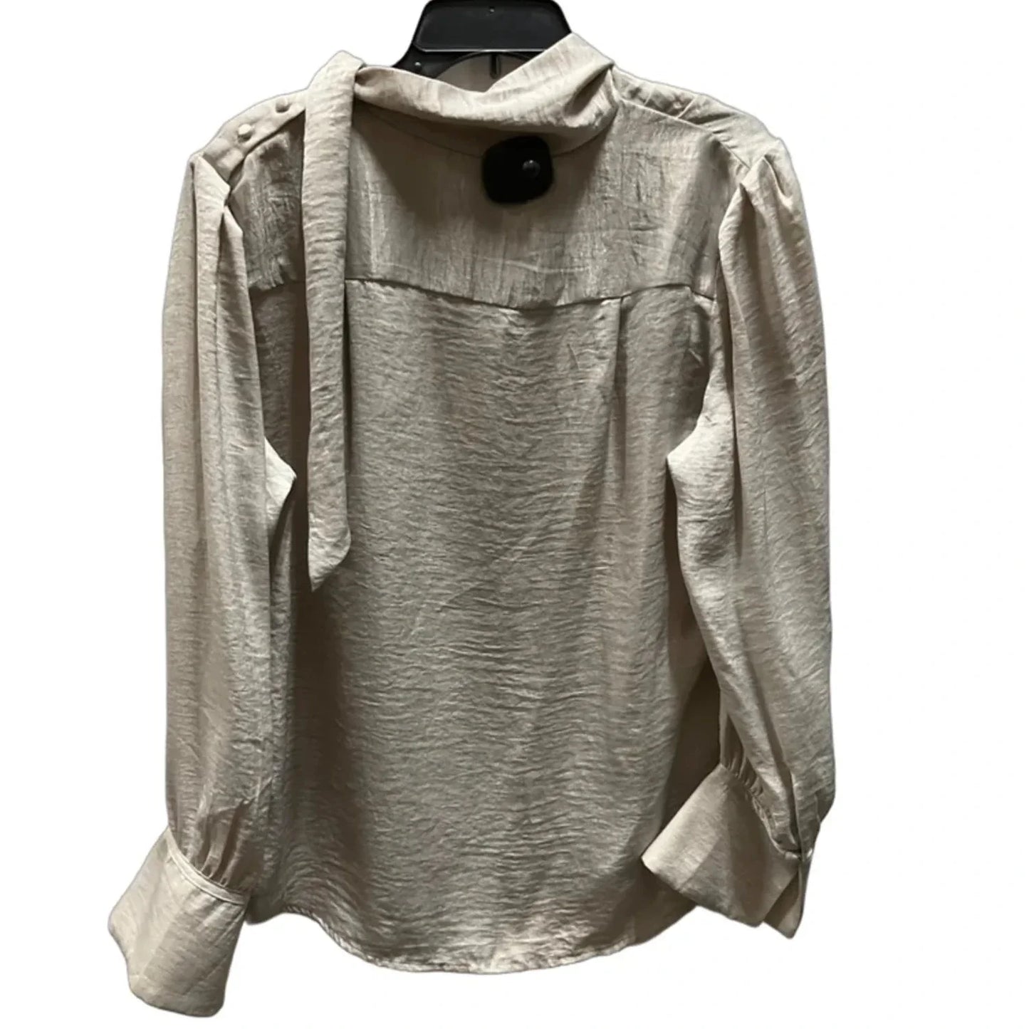 Top Long Sleeve By Banana Republic In Grey, Size: L