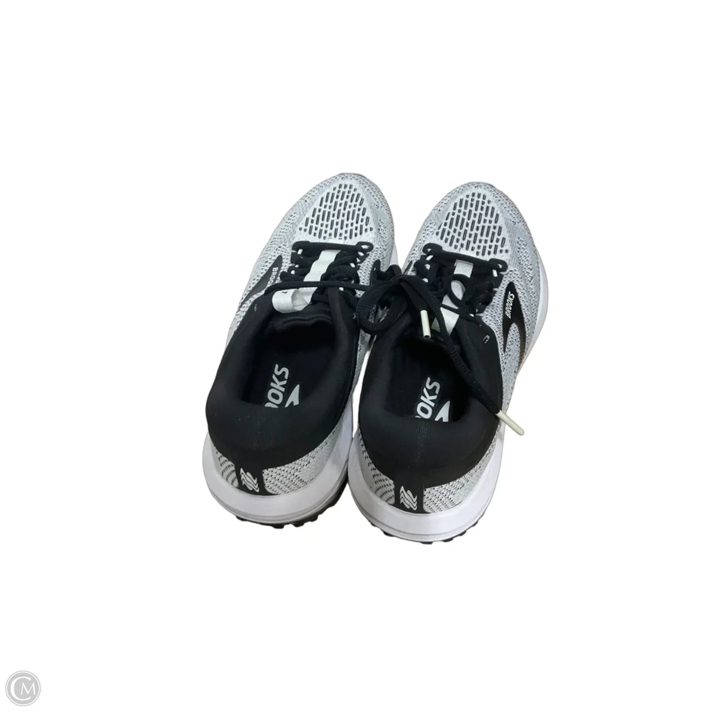 Shoes Athletic By Brooks In Black & White, Size: 9