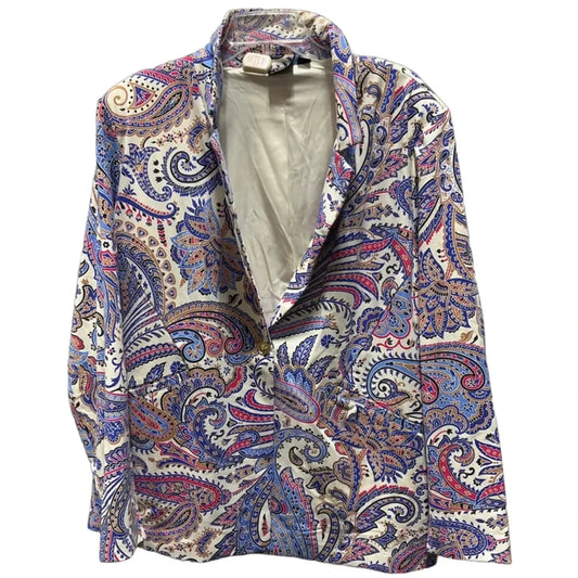 Blazer By Women With Control In Paisley Print, Size: 2x