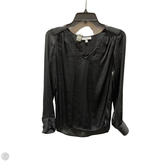 Top Long Sleeve By Maison Damelie In Black, Size: M