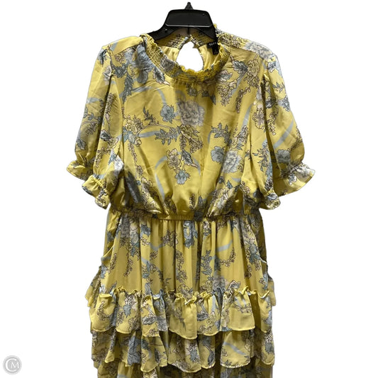 Dress Casual Short By Lane Bryant In Yellow, Size: 2x