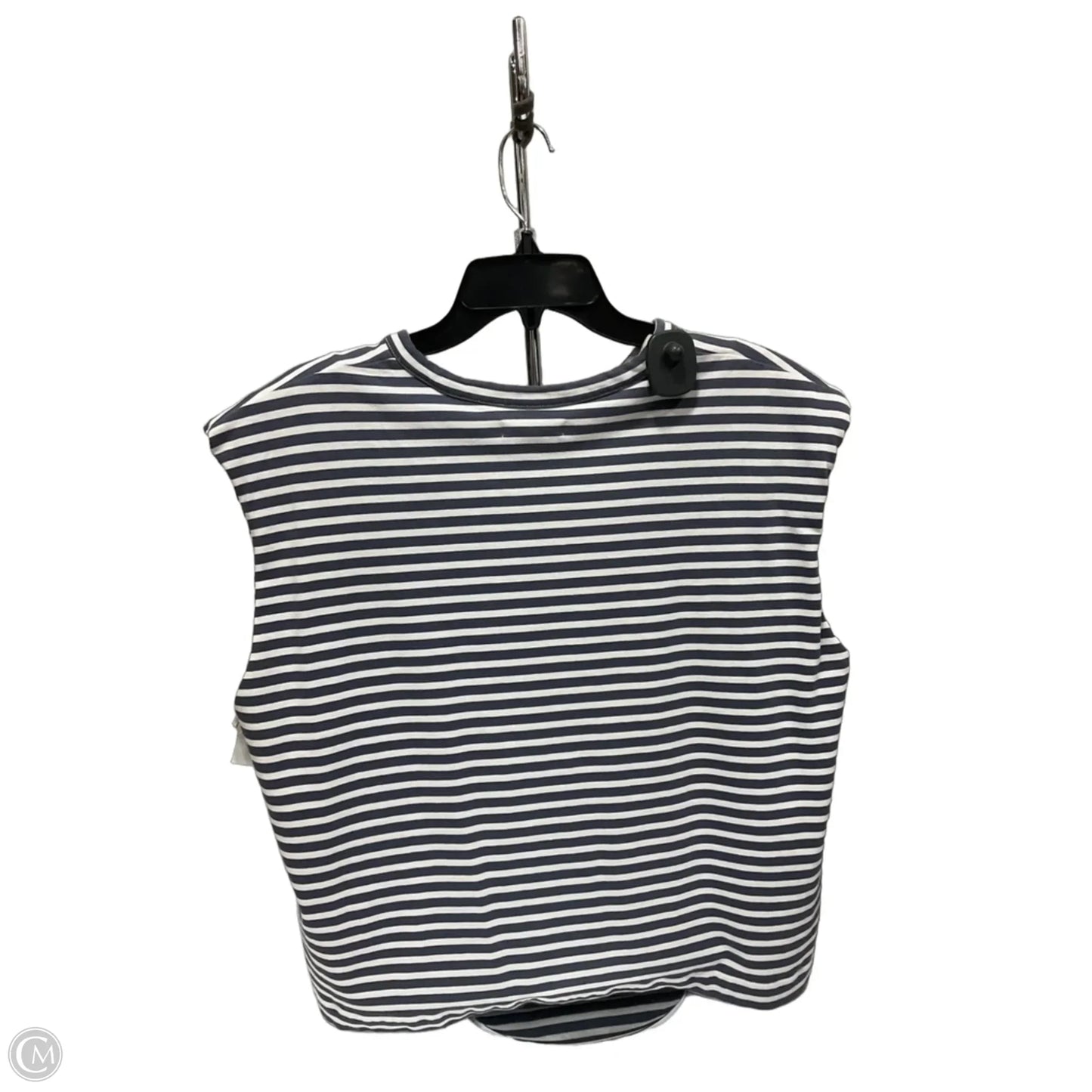Top Short Sleeve By Madewell In Striped Pattern, Size: Xl