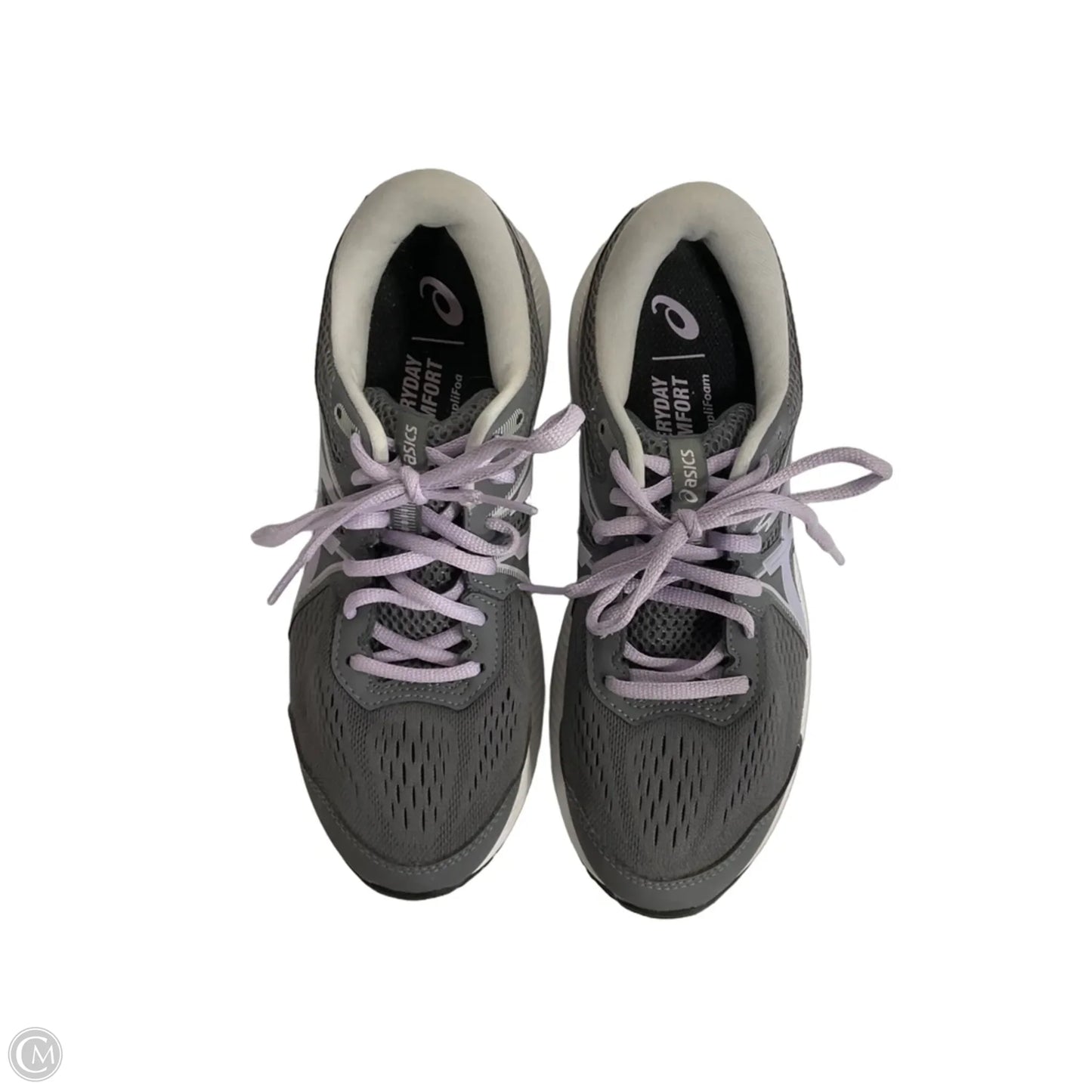 Shoes Athletic By Asics In Grey & Purple, Size: 8.5