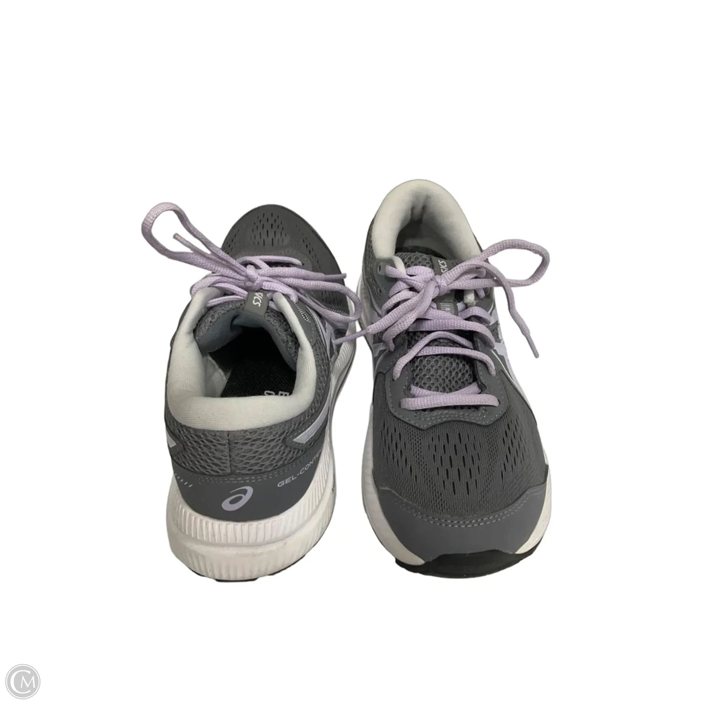 Shoes Athletic By Asics In Grey & Purple, Size: 8.5