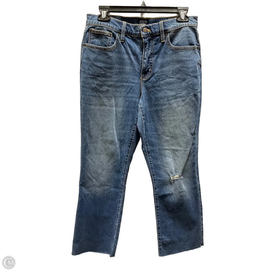 Jeans Flared By J. Crew In Blue Denim, Size: 6