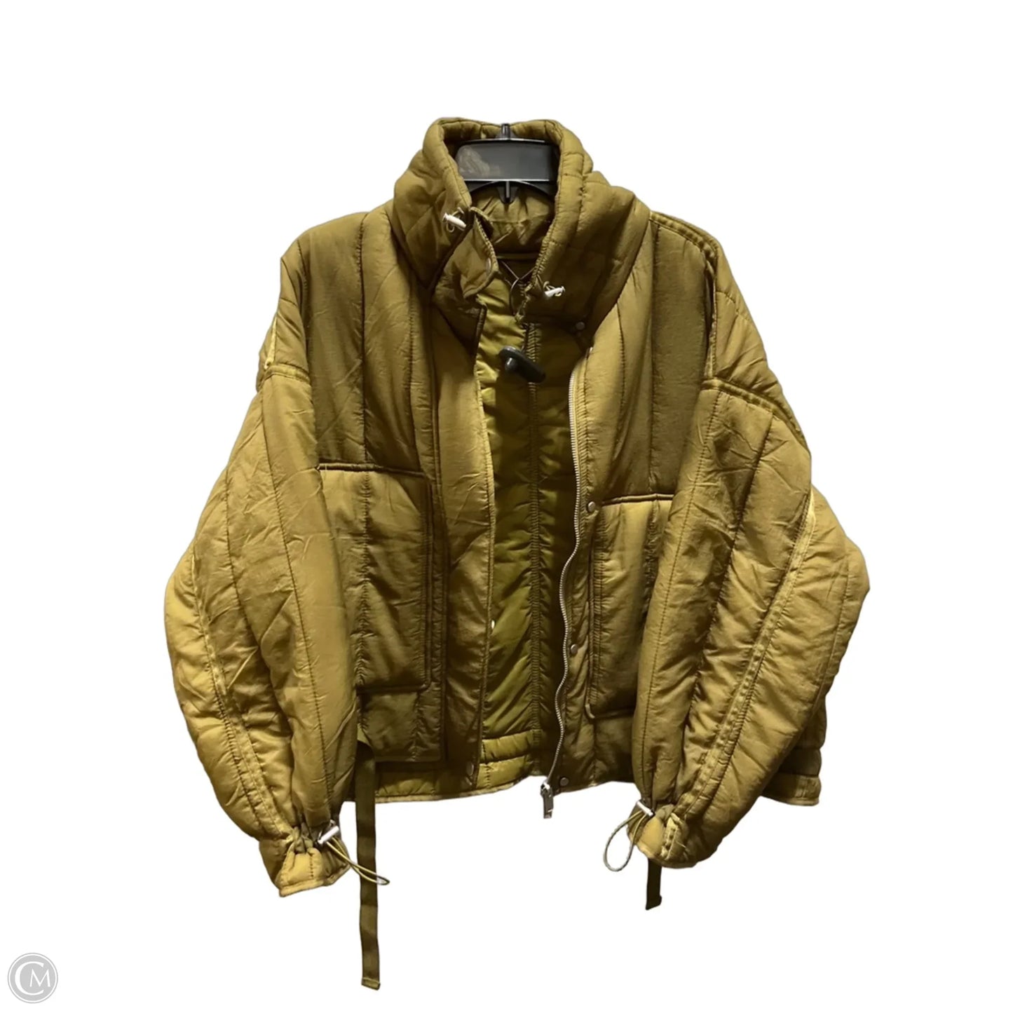 Jacket Puffer & Quilted By Zara In Green, Size: Xs