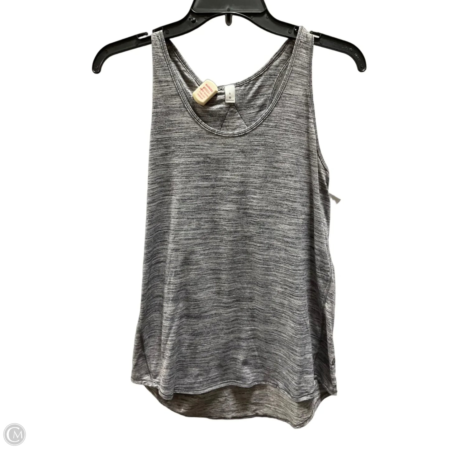 Athletic Tank Top By Lululemon In Grey, Size: 6