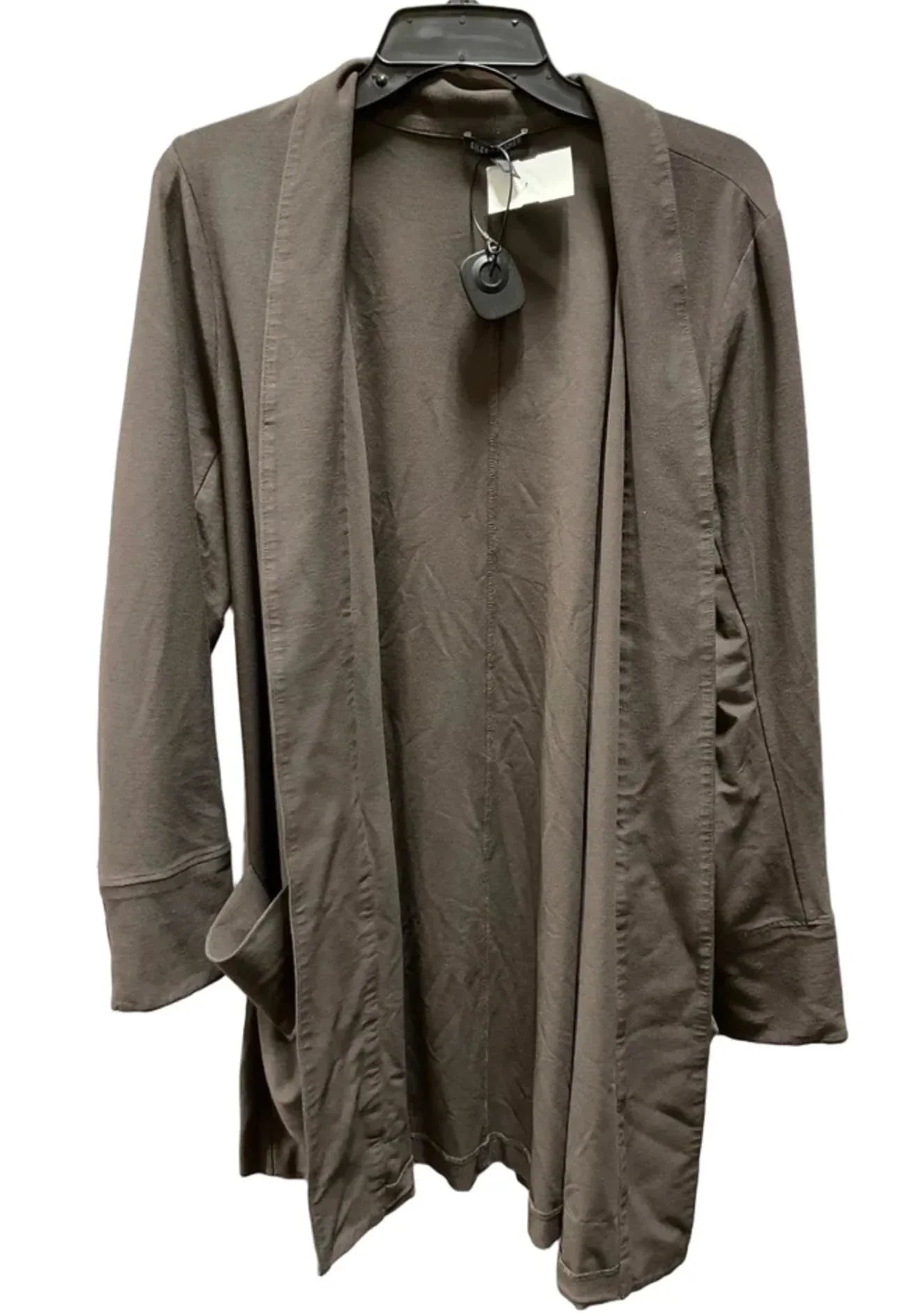 Cardigan By Eileen Fisher In Taupe, Size: L