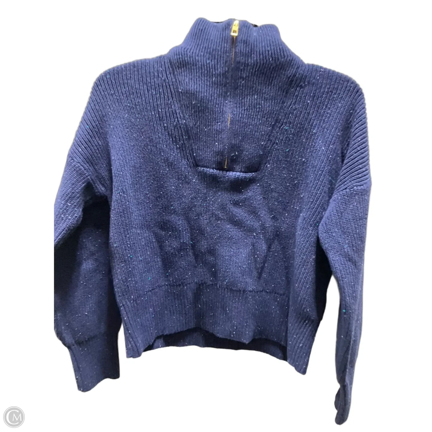 Top Long Sleeve By Lands End In Navy, Size: Xs