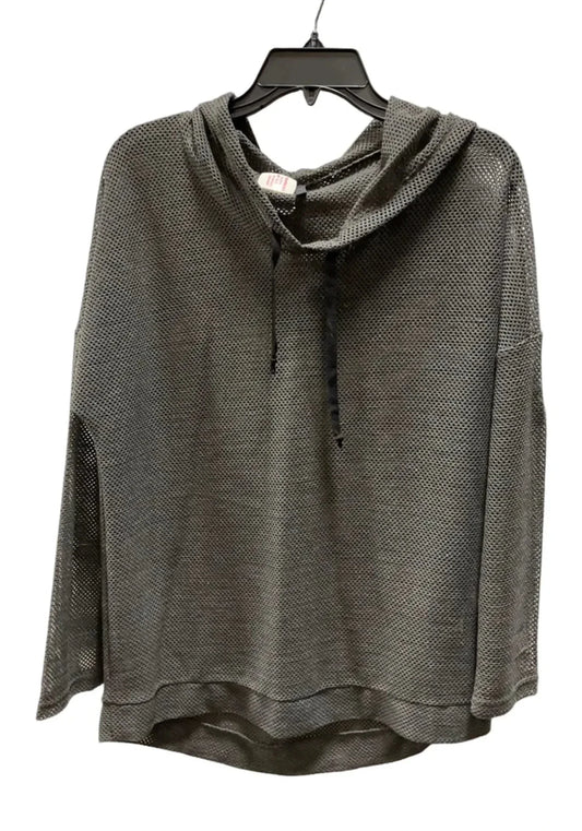 Athletic Top Long Sleeve Hoodie By Maurices In Grey, Size: M