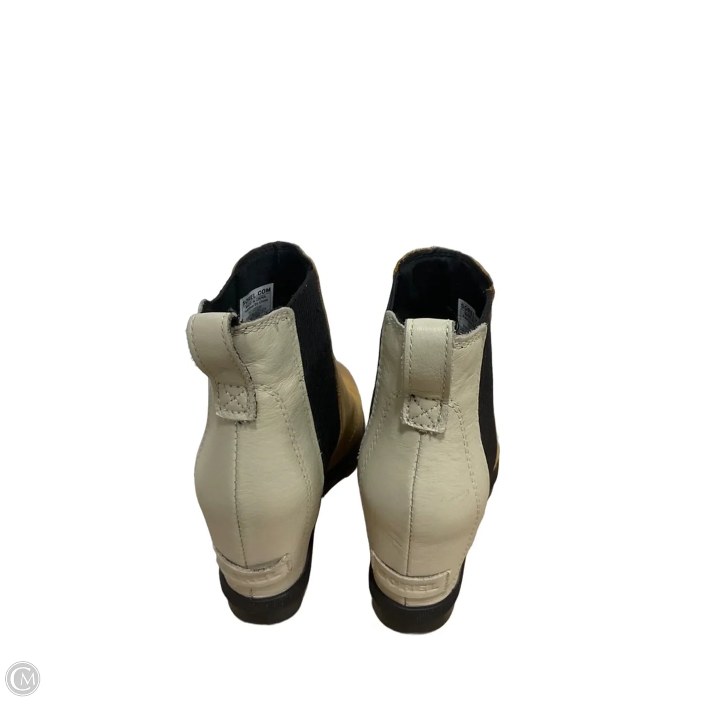 Boots Ankle Heels By Sorel In Tan, Size: 6