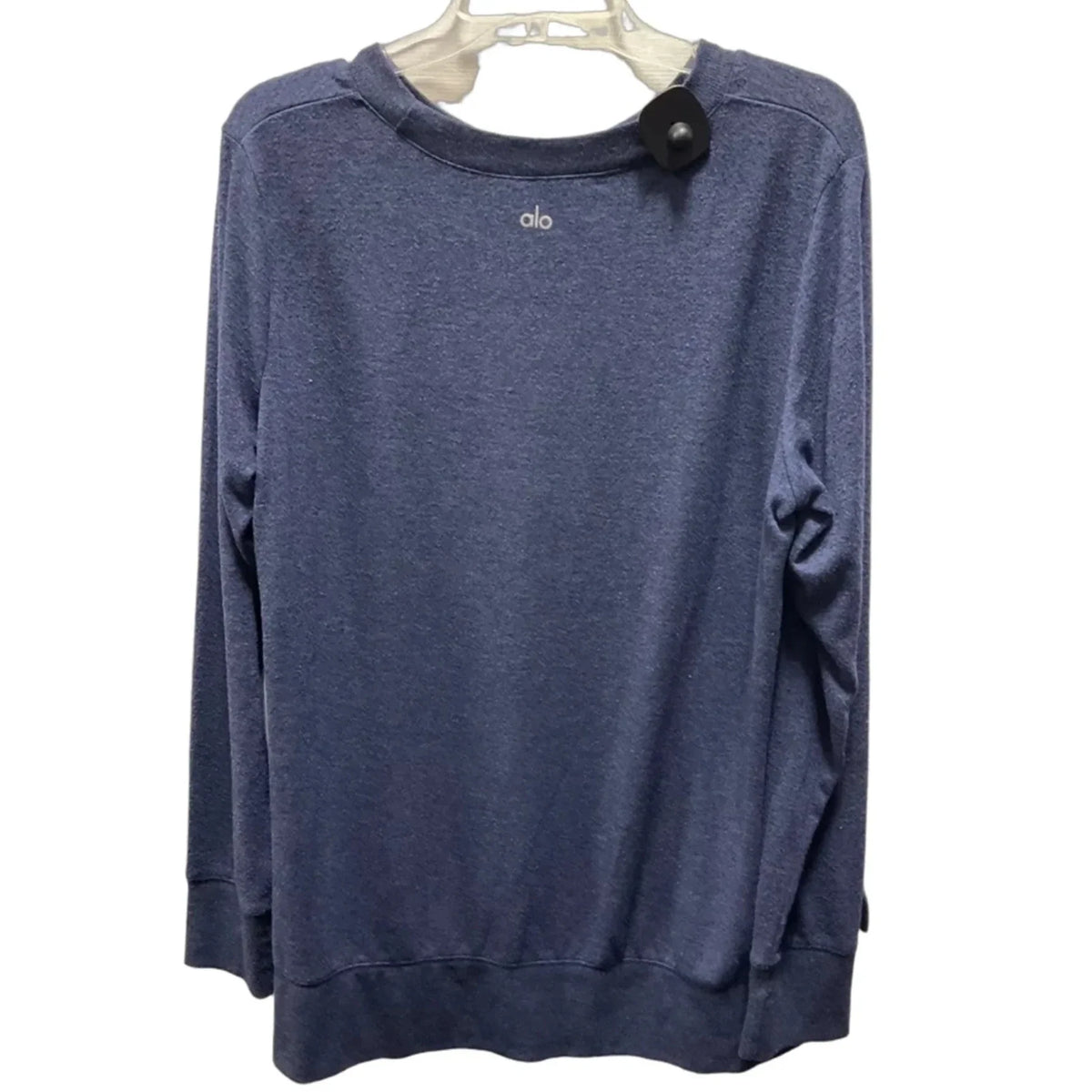 Top Long Sleeve Basic By Alo In Blue, Size: L