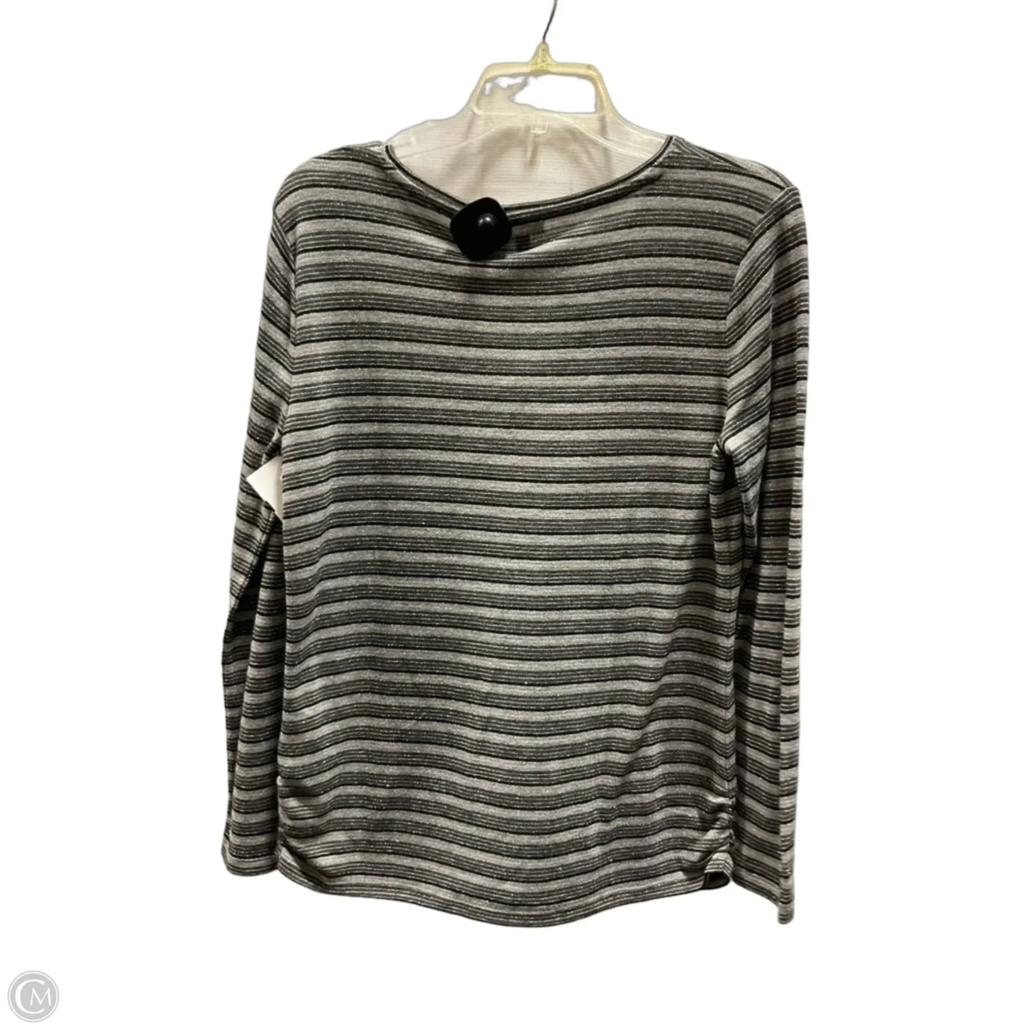 Top Long Sleeve By Talbots In Striped Pattern, Size: Mp
