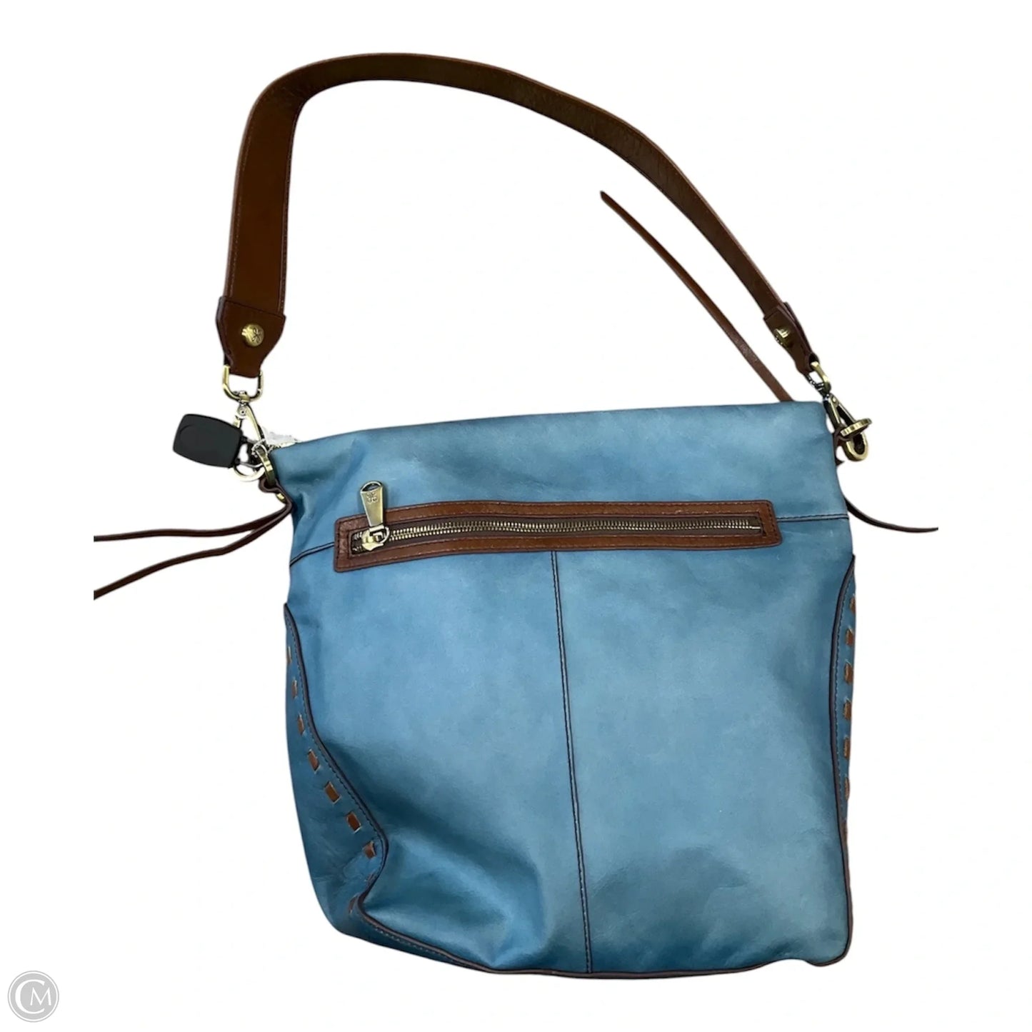Handbag Leather By Hobo Intl, Size: Large
