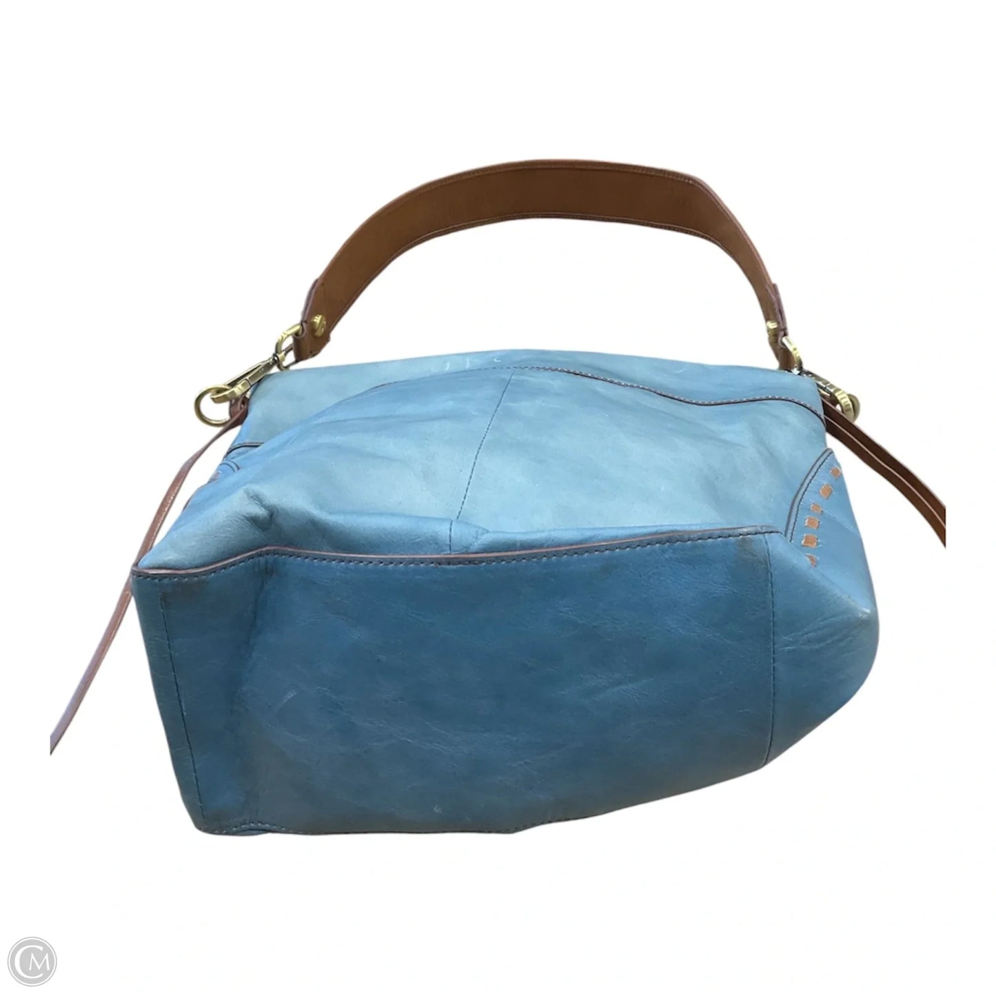 Handbag Leather By Hobo Intl, Size: Large