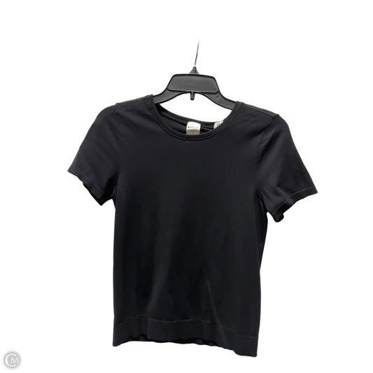 Athletic Top Short Sleeve By Athleta In Black, Size: Xs