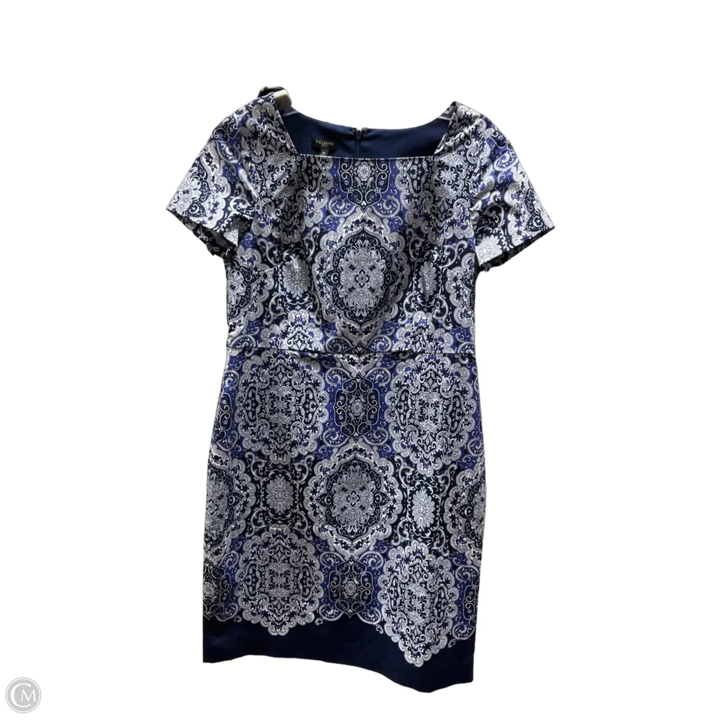 Dress Casual Short By Talbots In Blue & White, Size: 8p