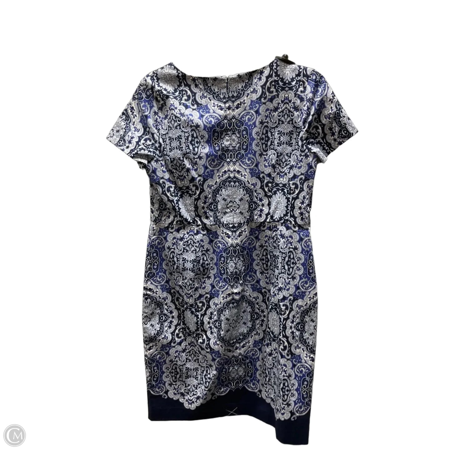 Dress Casual Short By Talbots In Blue & White, Size: 8p