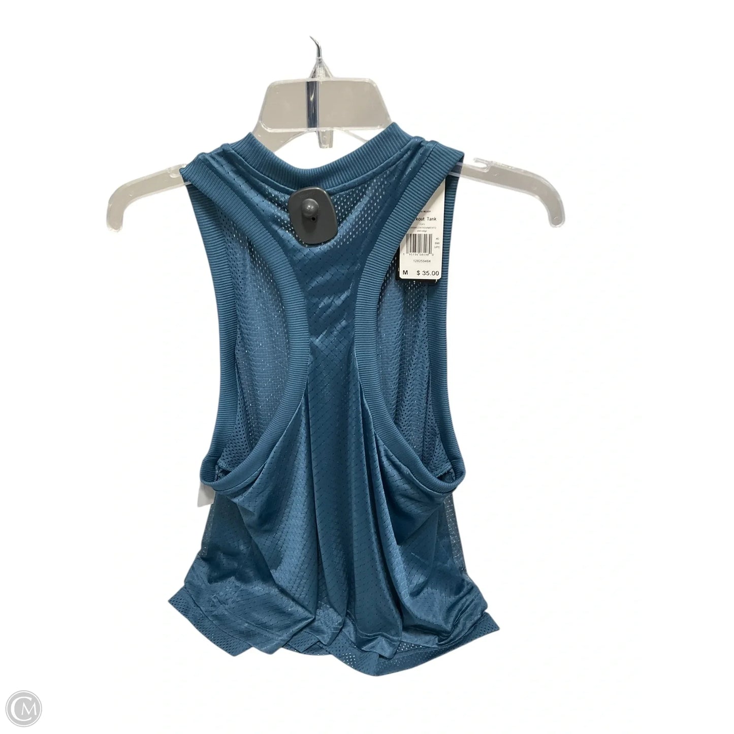 Athletic Tank Top By Adidas In Teal, Size: M