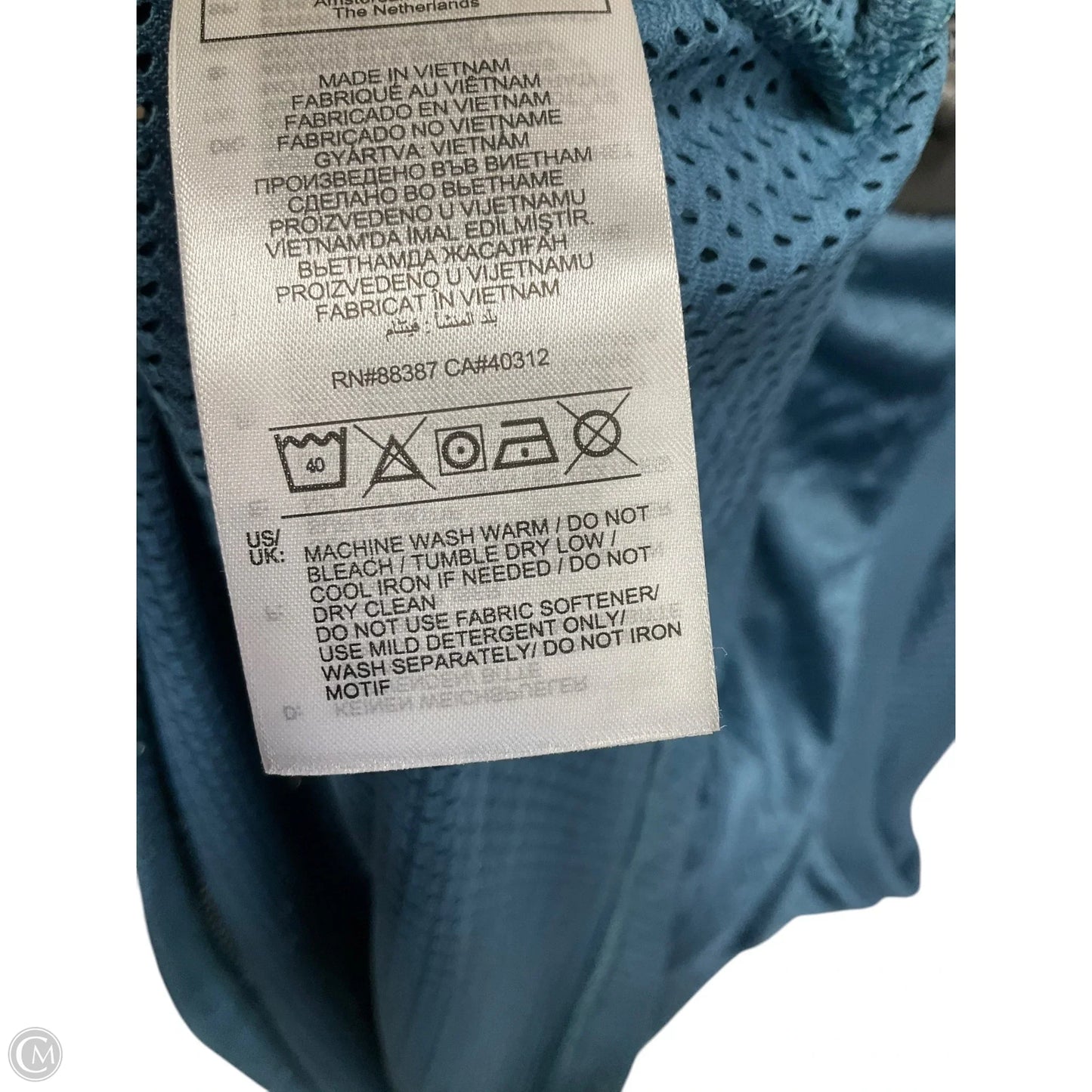 Athletic Tank Top By Adidas In Teal, Size: M