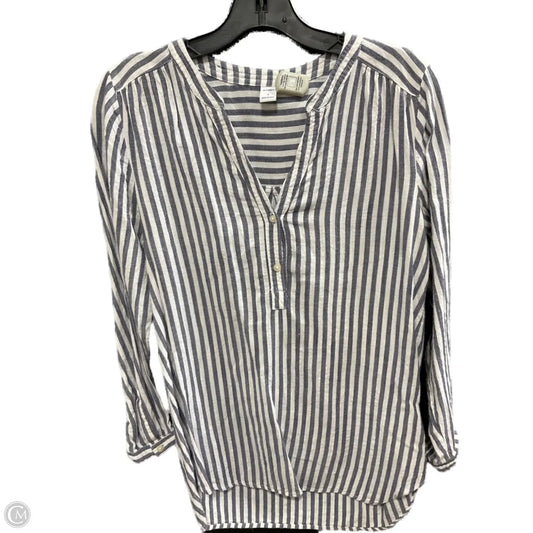 Top Long Sleeve By Old Navy In Striped Pattern, Size: S