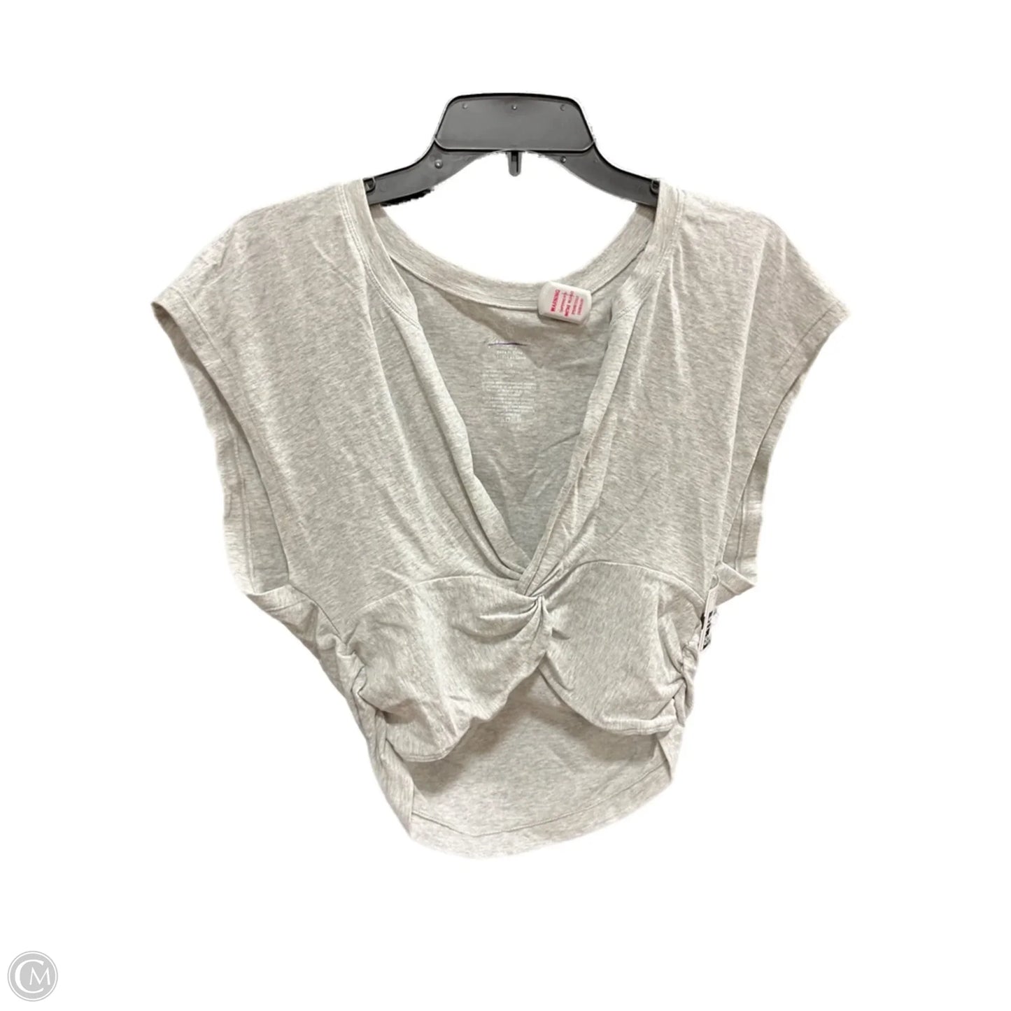 Top Short Sleeve By Free Press In Grey, Size: L