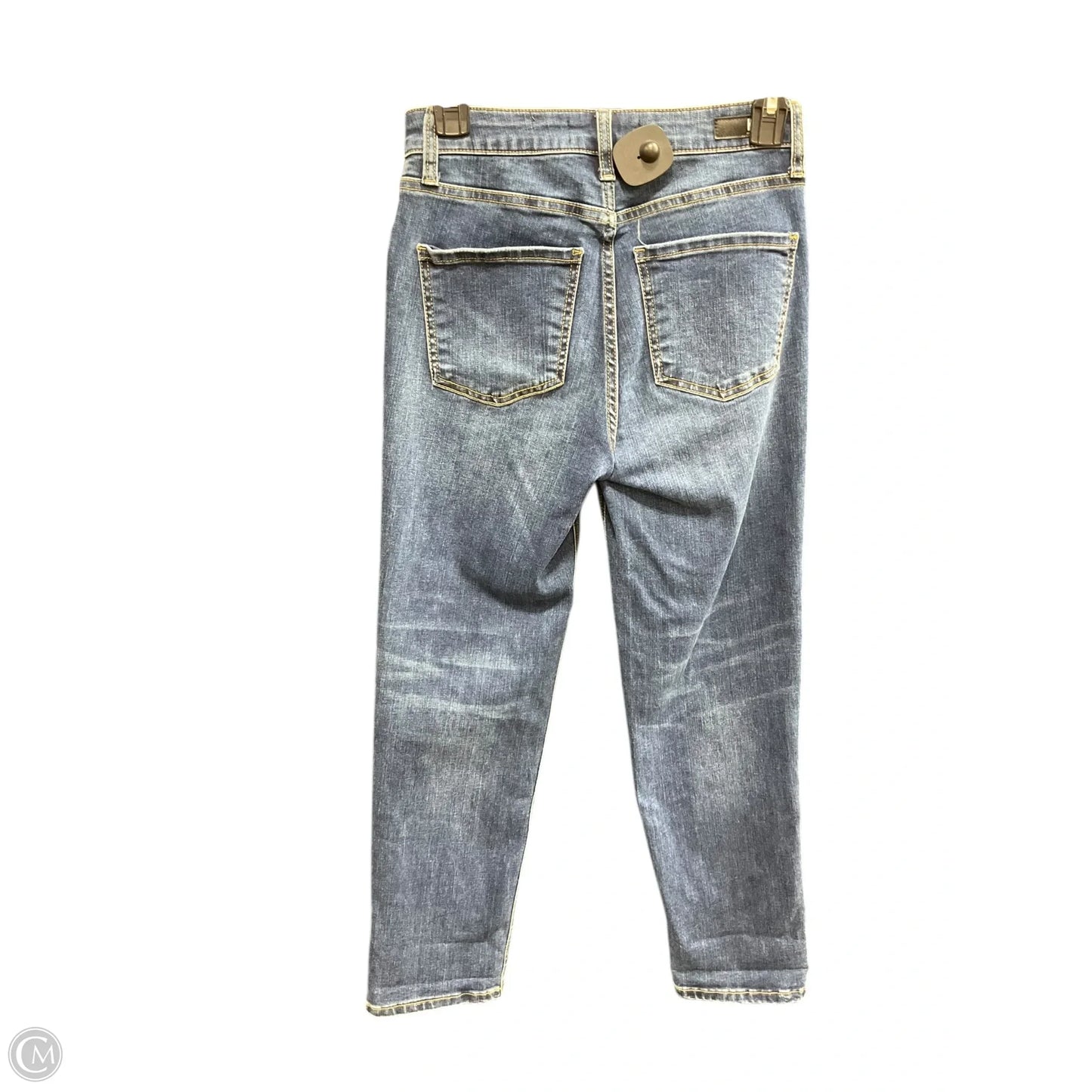 Jeans Straight By Kut In Blue Denim, Size: Xxs