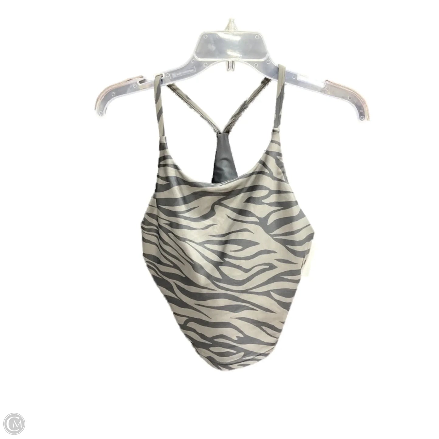 Athletic Bra By Old Navy In Zebra Print, Size: L