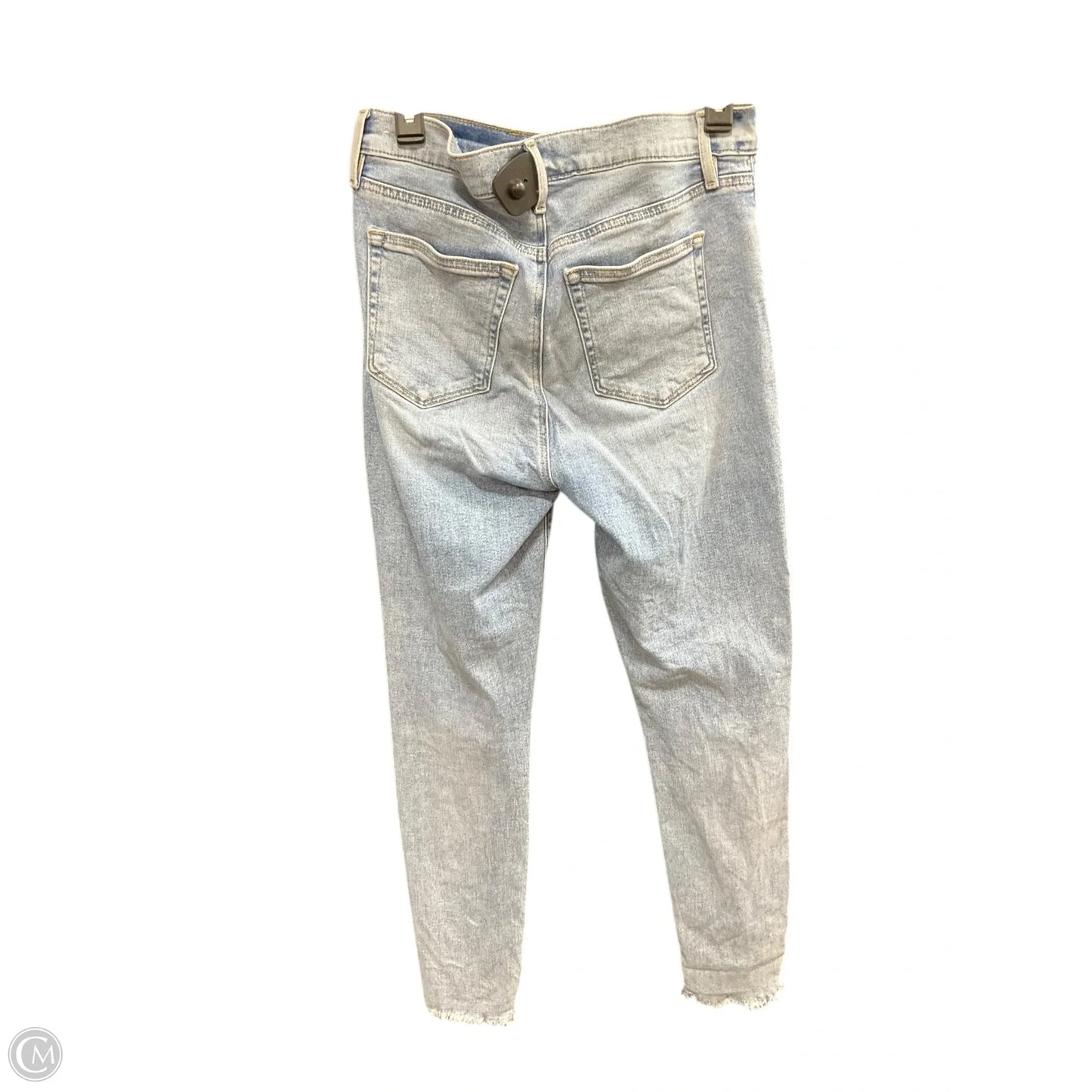 Jeans Skinny By Loft In Blue Denim, Size: 4