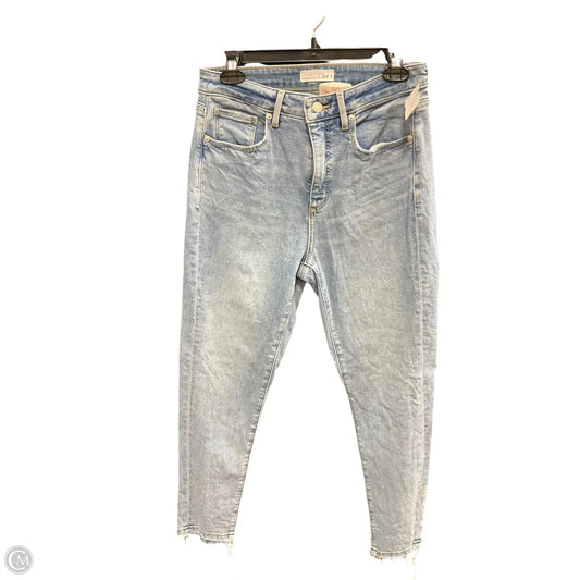 Jeans Skinny By Loft In Blue Denim, Size: 4