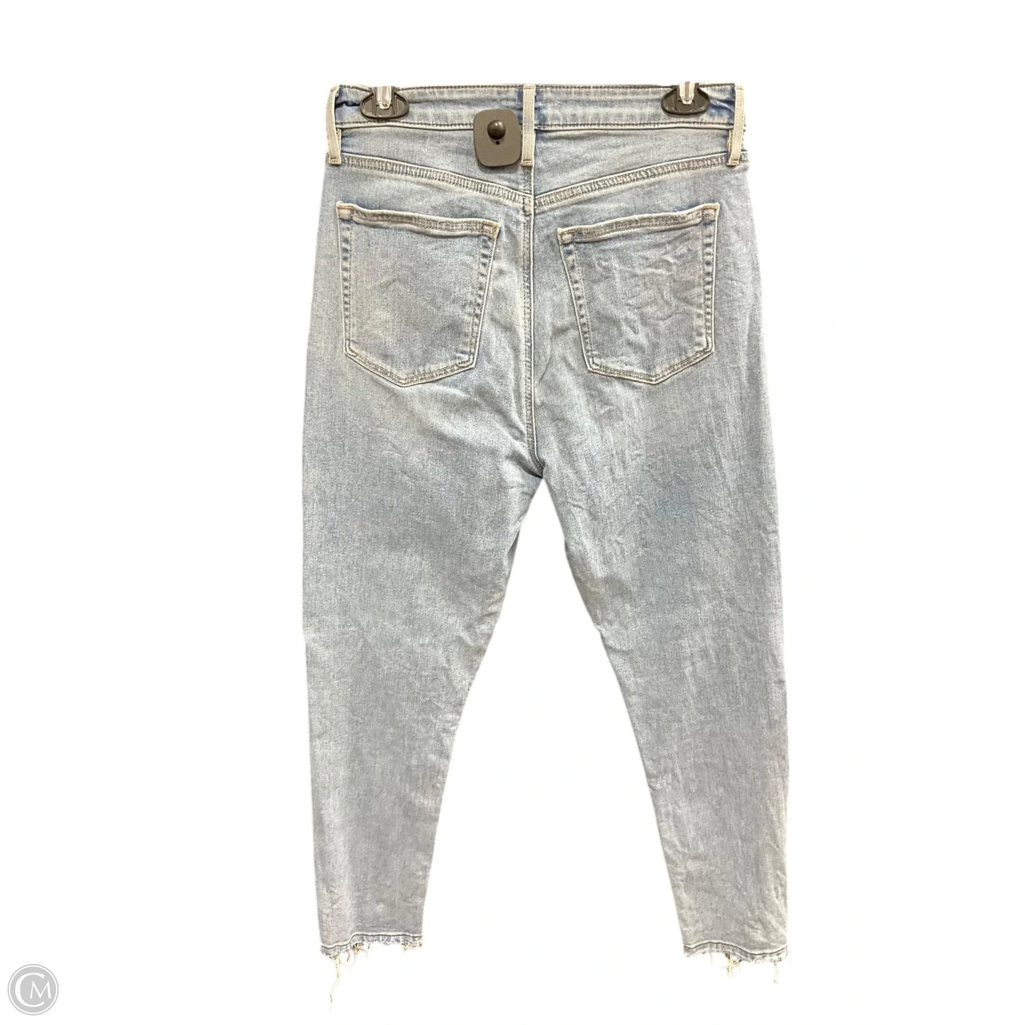 Jeans Skinny By Loft In Blue Denim, Size: 4