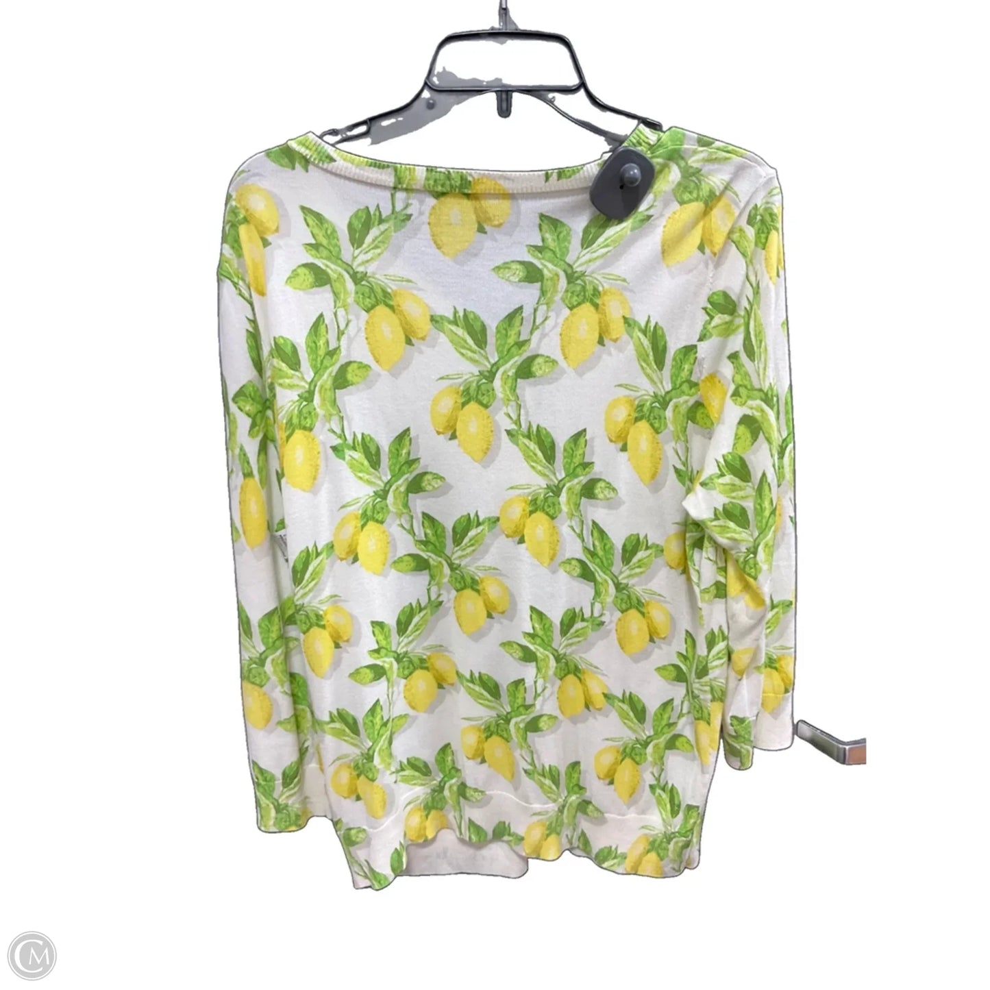 Sweater Cardigan By Talbots In Multi-colored, Size: Xl