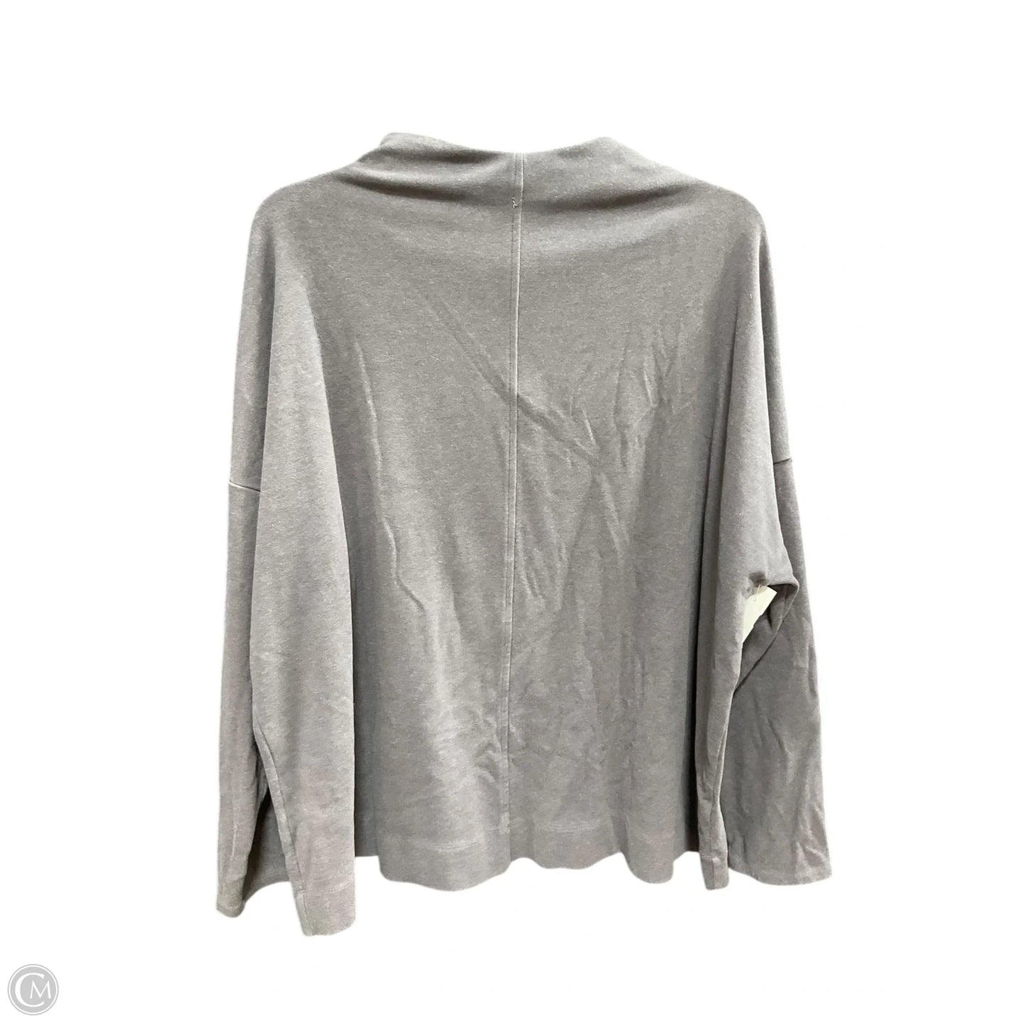 Top Long Sleeve By J. Jill In Grey, Size: 2x