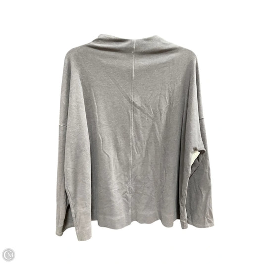 Top Long Sleeve By J. Jill In Grey, Size: 2x