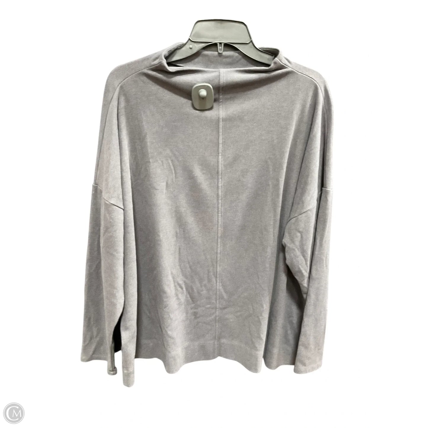 Top Long Sleeve By J. Jill In Grey, Size: 2x