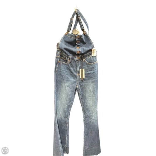Overalls By Judy Blue In Blue Denim, Size: Xl
