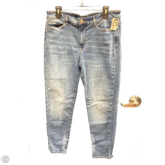 Jeans Straight By J. Jill In Blue Denim, Size: 12