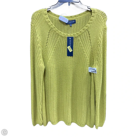 Sweater By Jones New York In Green, Size: 2x