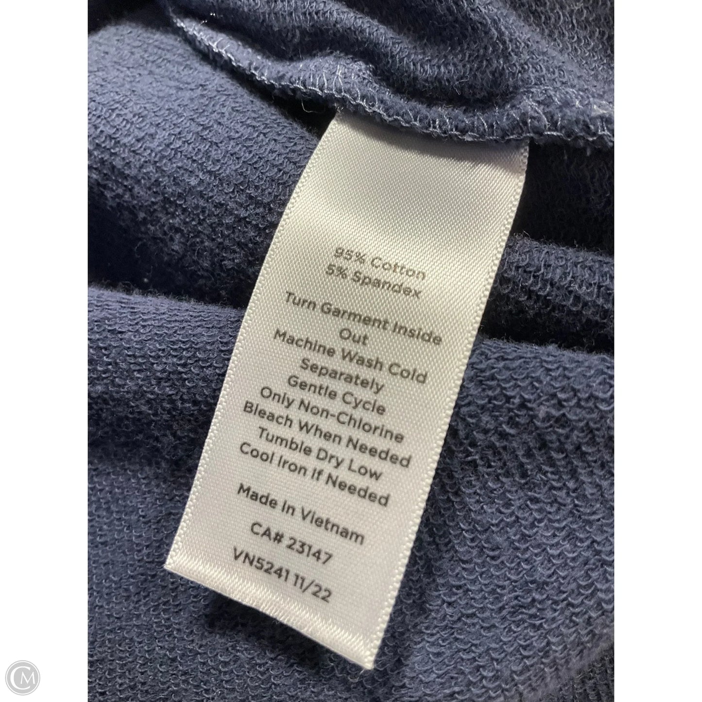 Top 3/4 Sleeve By Talbots In Blue, Size: 1x