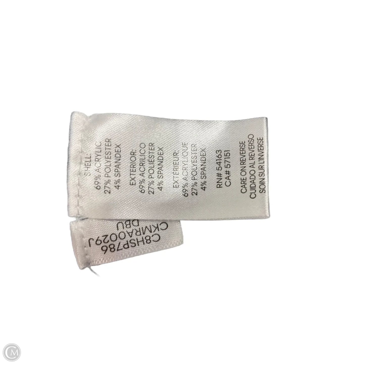 Sweater By Calvin Klein In Aqua, Size: M