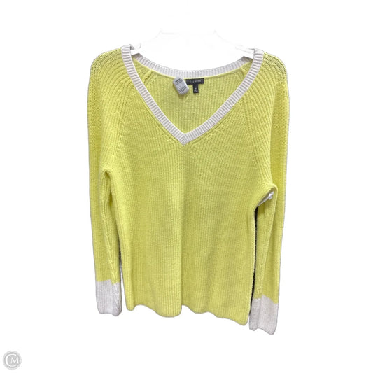 Sweater By Talbots In Yellow, Size: M