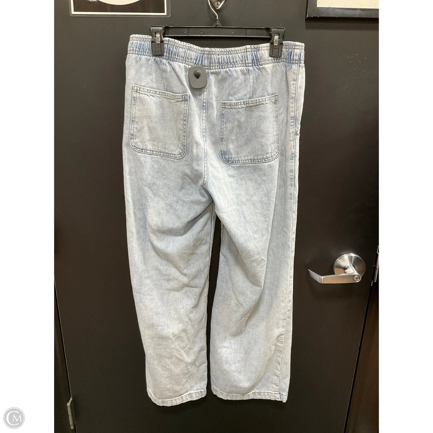 Jeans Wide Leg By Gap In Blue Denim, Size: S