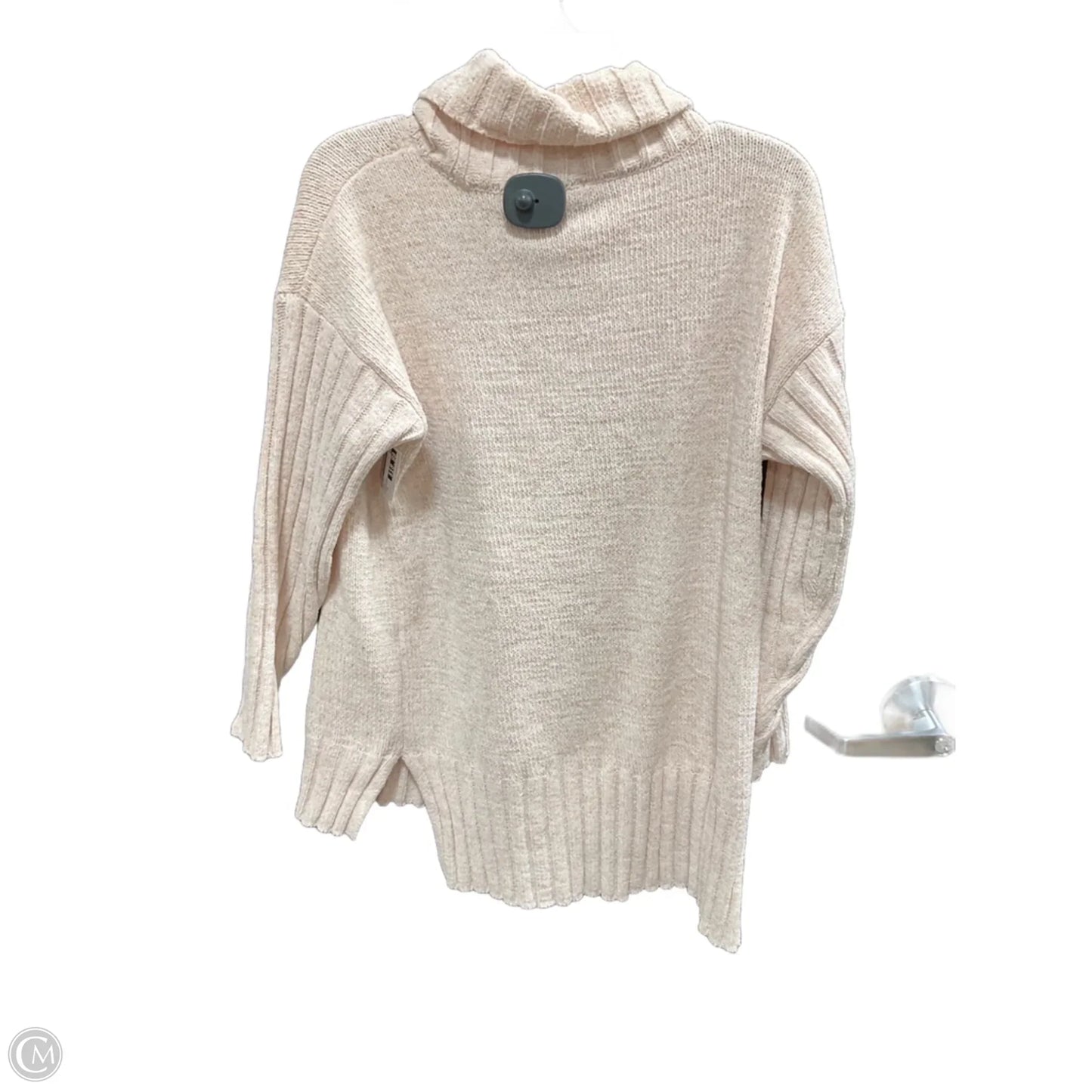 Sweater By Chicos In Peach, Size: M