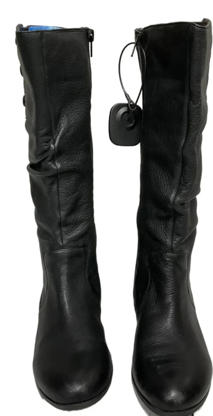 Boots Mid-calf Flats By Michelle D. In Black, Size: 7
