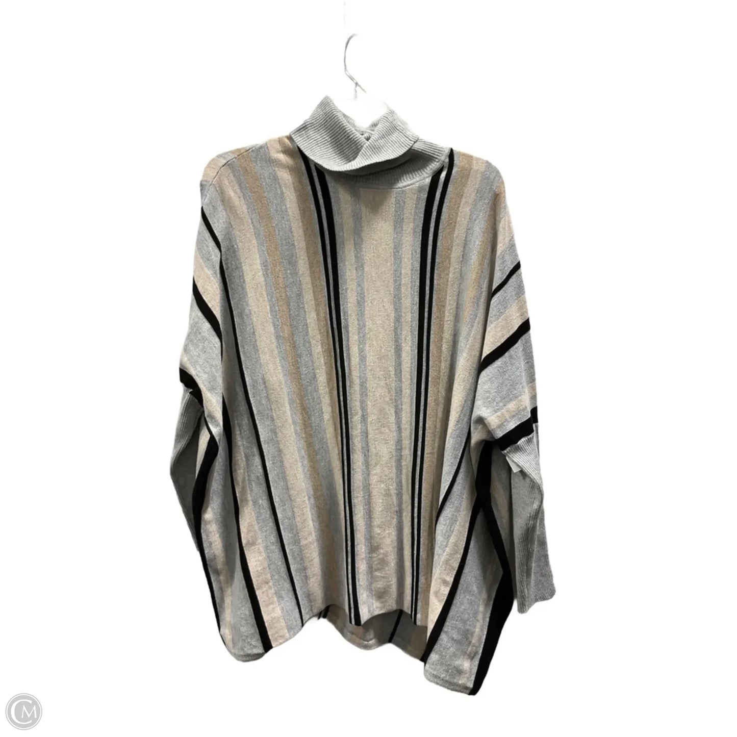 Top Long Sleeve By Joseph A. In Striped Pattern, Size: L